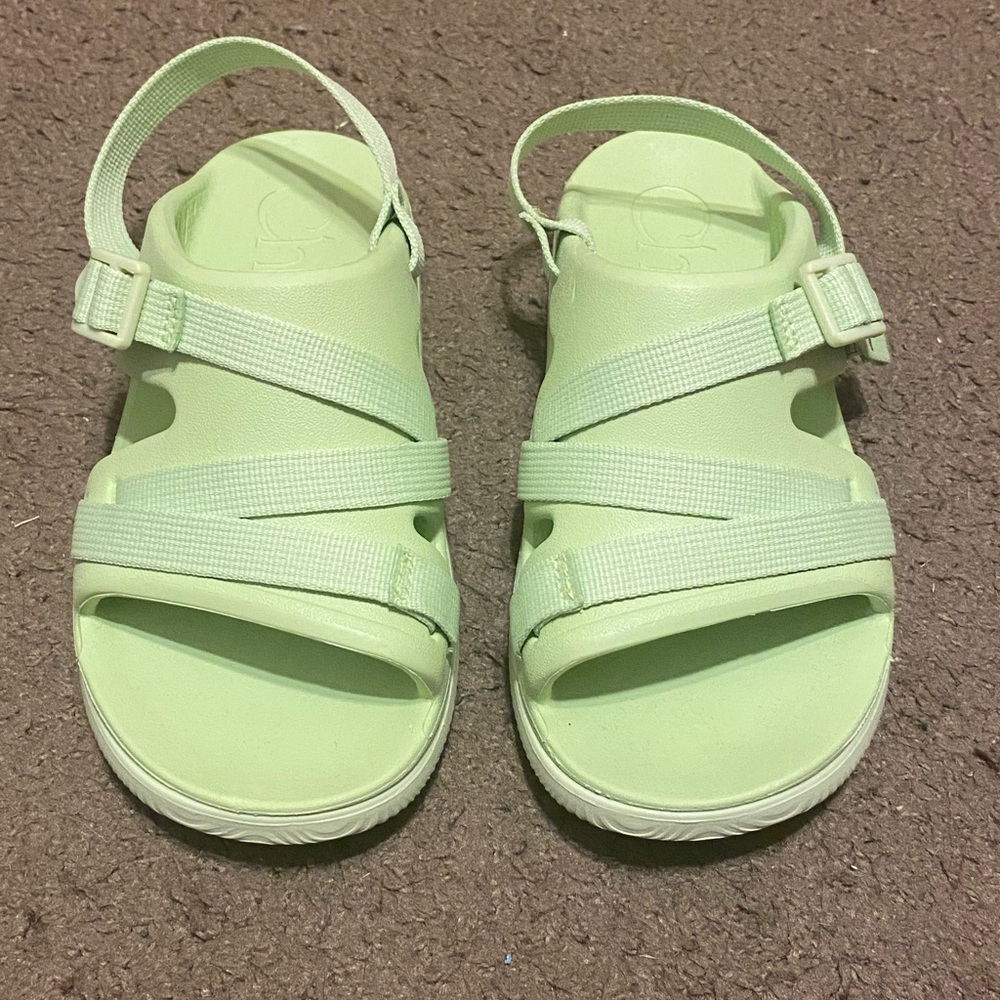 Unisex Kids Chaco Chillos Classic Strap‎ Sandal Mint Green Size 4 Womens 6